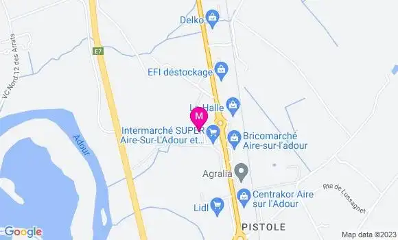 Localisation Intermarché