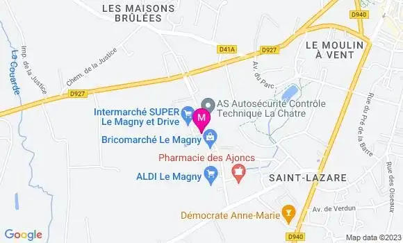 Localisation Intermarché Station