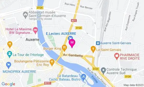 Localisation Station Leclerc