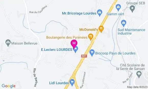 Localisation Station Leclerc