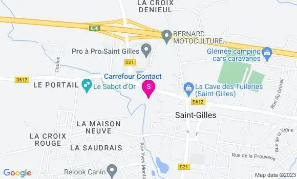 Localisation Carrefour Contact