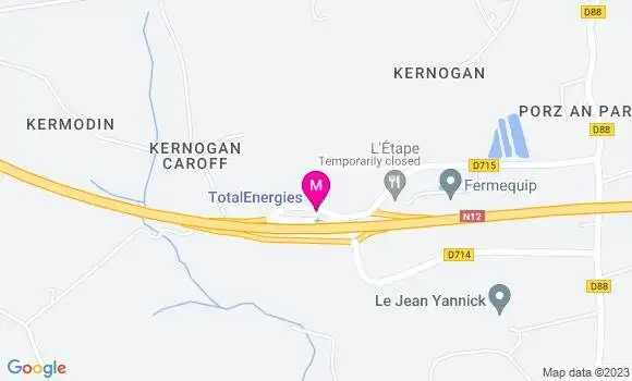 Localisation TotalEnergies