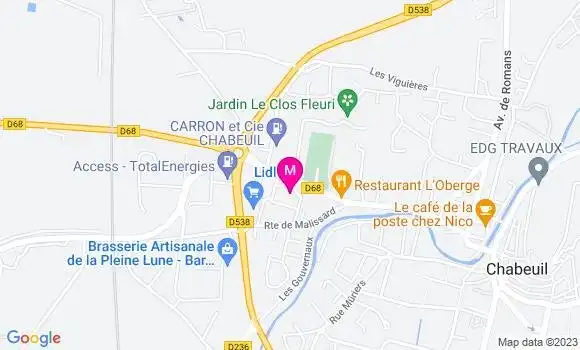 Localisation Géant Casino
