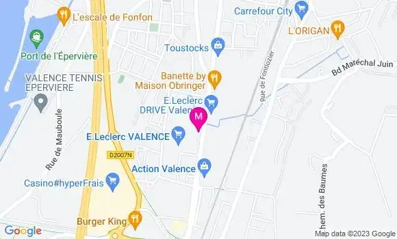 Localisation Esso Express