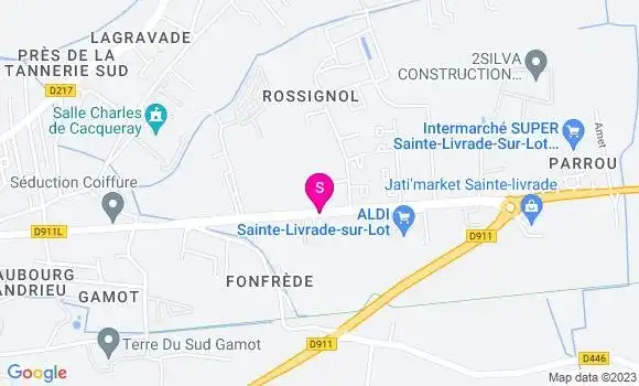 Localisation Intermarché Station