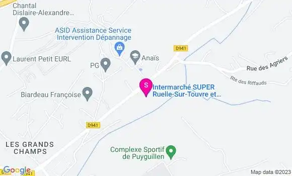 Localisation Intermarché Station