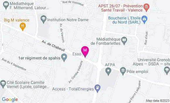 Localisation Esso