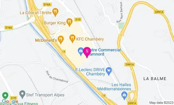 Localisation Station Carrefour