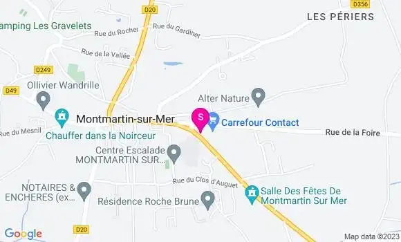 Localisation Carrefour Contact