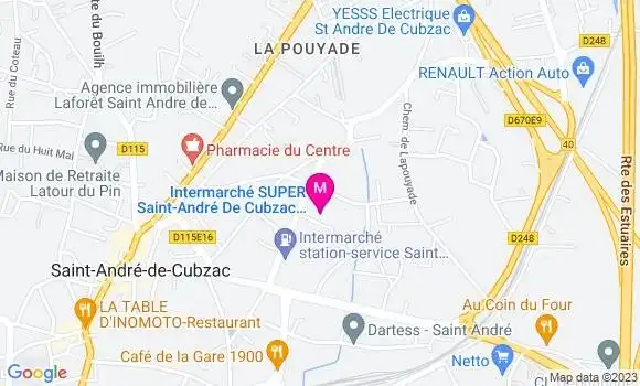 Localisation Intermarché Station