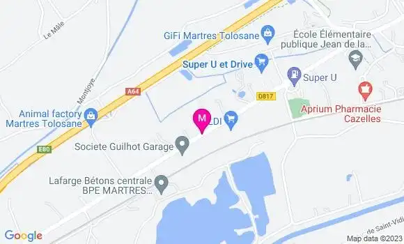 Localisation Super U