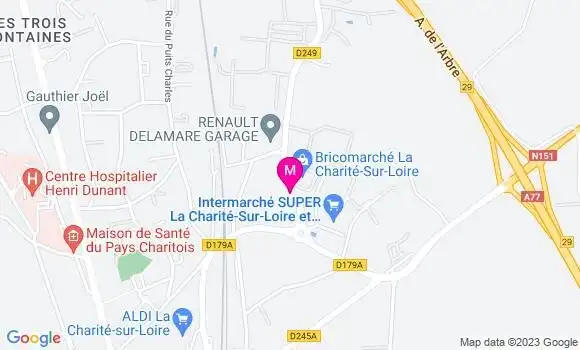 Localisation Intermarché Station
