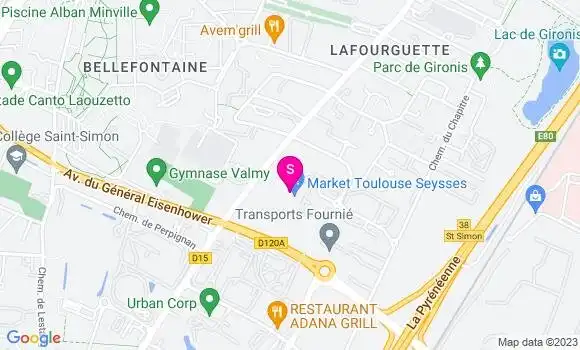 Localisation Carrefour Market