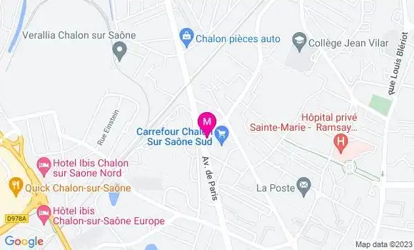 Localisation Station Carrefour