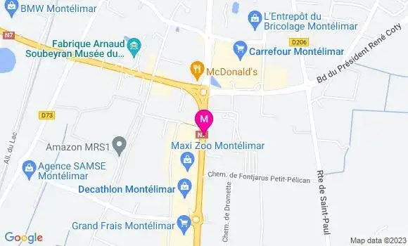 Localisation Esso Express