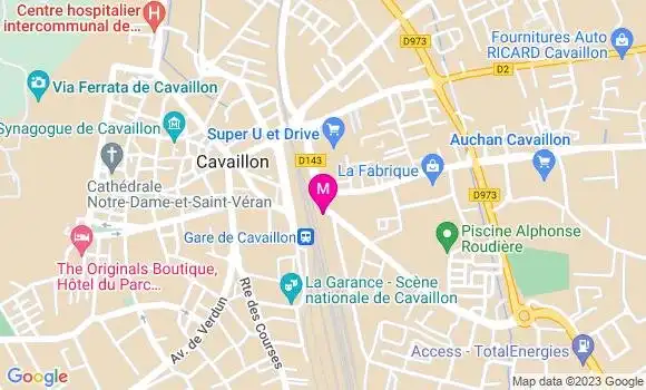 Localisation Relais de Cavaillon