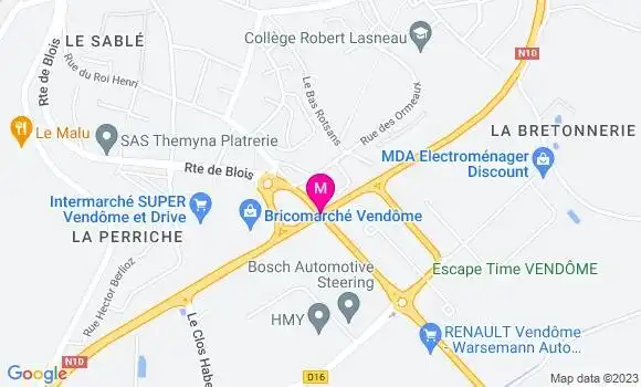 Localisation Intermarché Station
