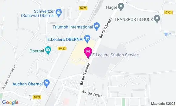 Localisation Station Service Leclerc