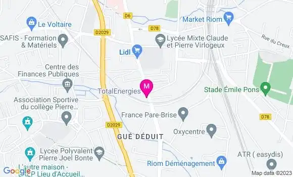 Localisation Relais Lagarde