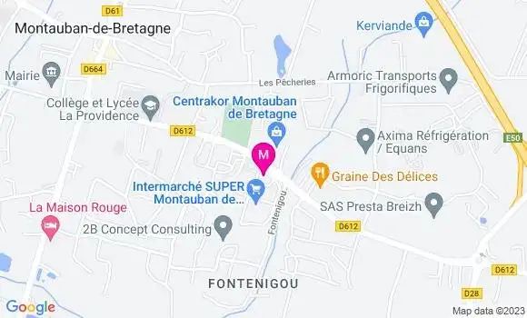Localisation Intermarché Station