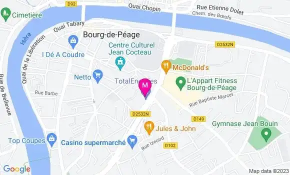 Localisation TotalEnergies