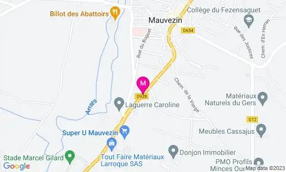 Localisation Station U