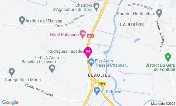 Localisation Carrefour
