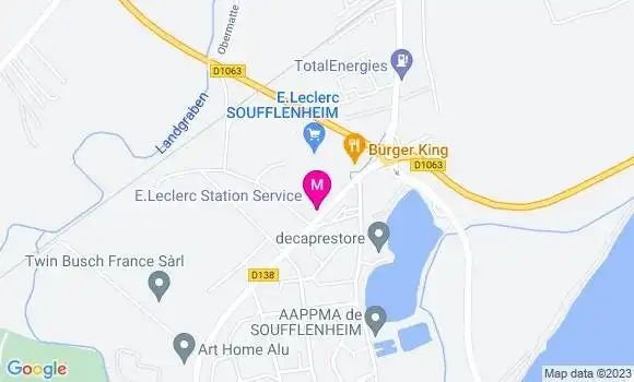 Localisation Station Leclerc