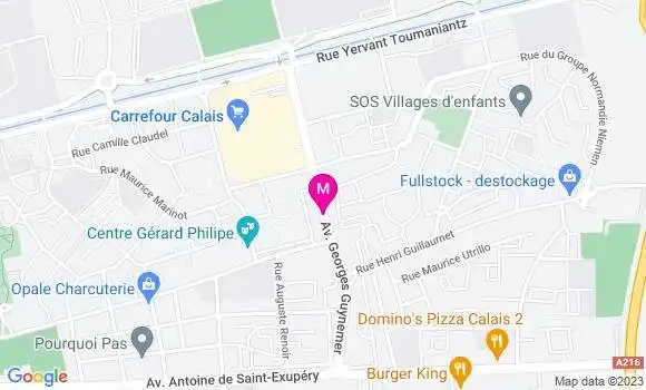 Localisation Carrefour