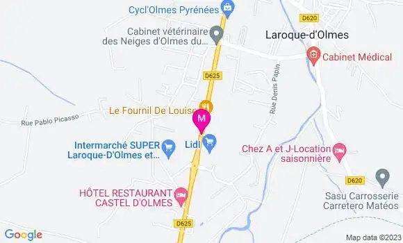 Localisation Intermarché Station