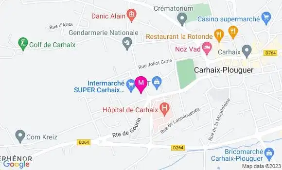 Localisation Intermarché Station
