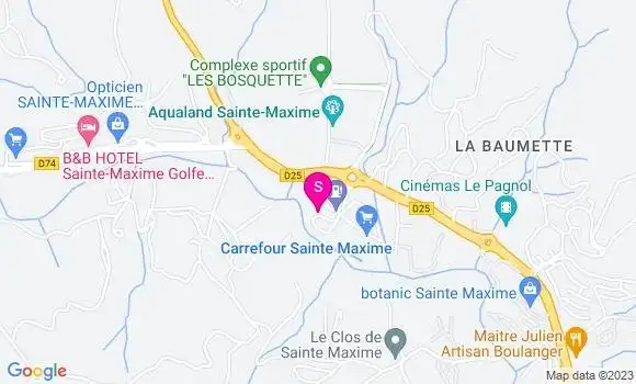 Localisation Carrefour Market