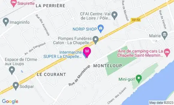 Localisation Intermarché Station