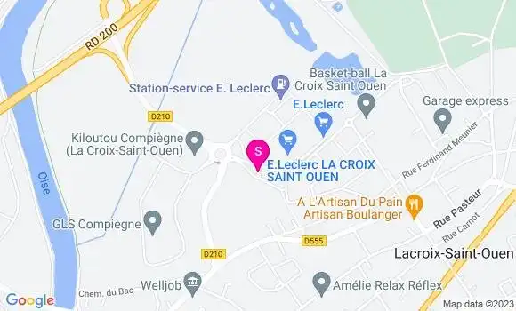 Localisation Station Leclerc