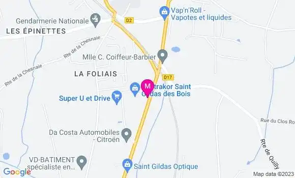 Localisation Super U