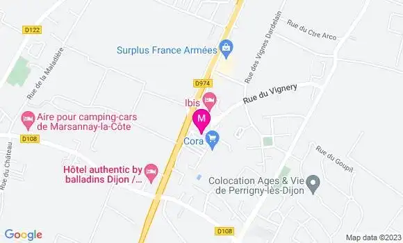 Localisation Station Cora