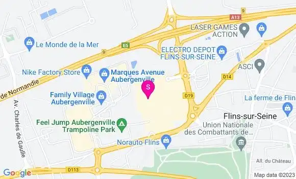 Localisation Station Carrefour