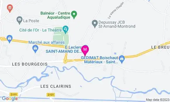 Localisation Station Leclerc