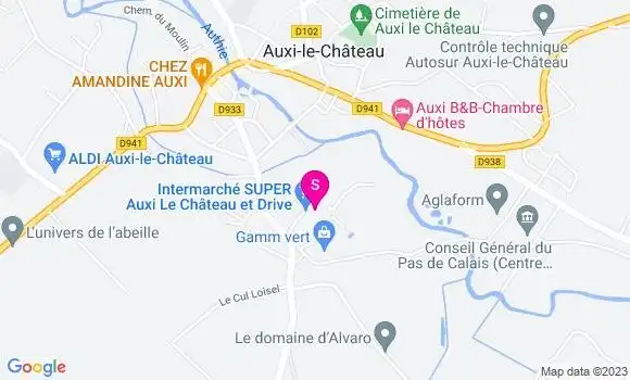 Localisation Intermarché Station