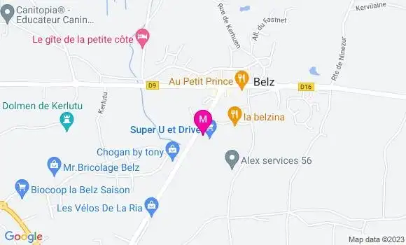 Localisation Super U