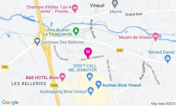 Localisation Auchan Station