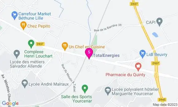 Localisation TotalEnergies