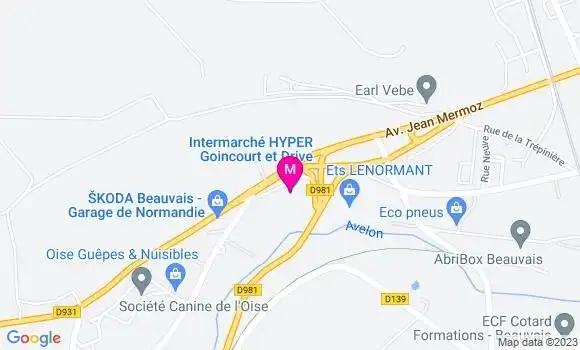 Localisation Intermarché Station