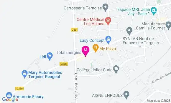 Localisation Le Relais de Paris