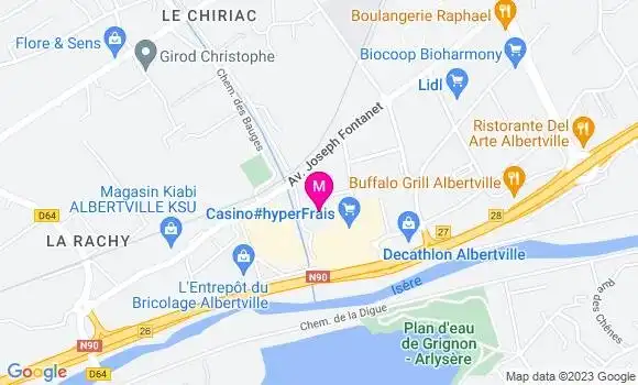 Localisation Géant Casino