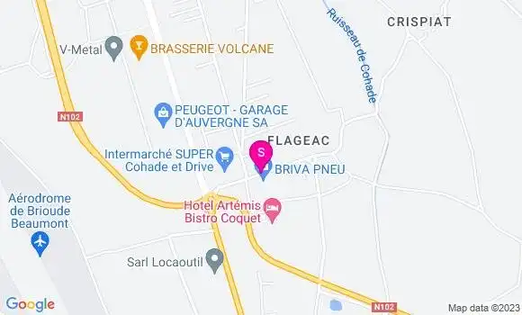 Localisation Intermarché station
