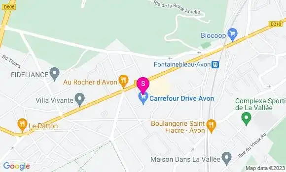 Localisation Carrefour Market