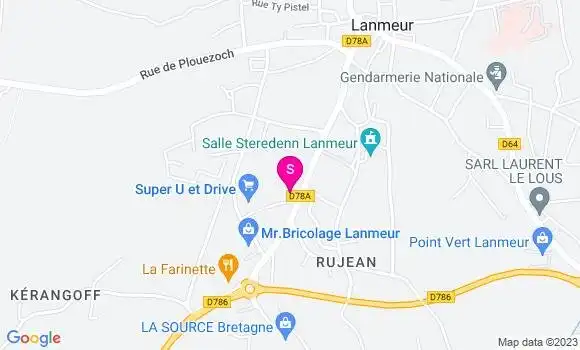 Localisation Super U