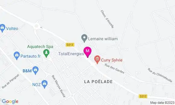 Localisation Relais les Chomettes