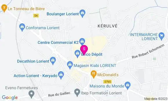 Localisation Station Carrefour